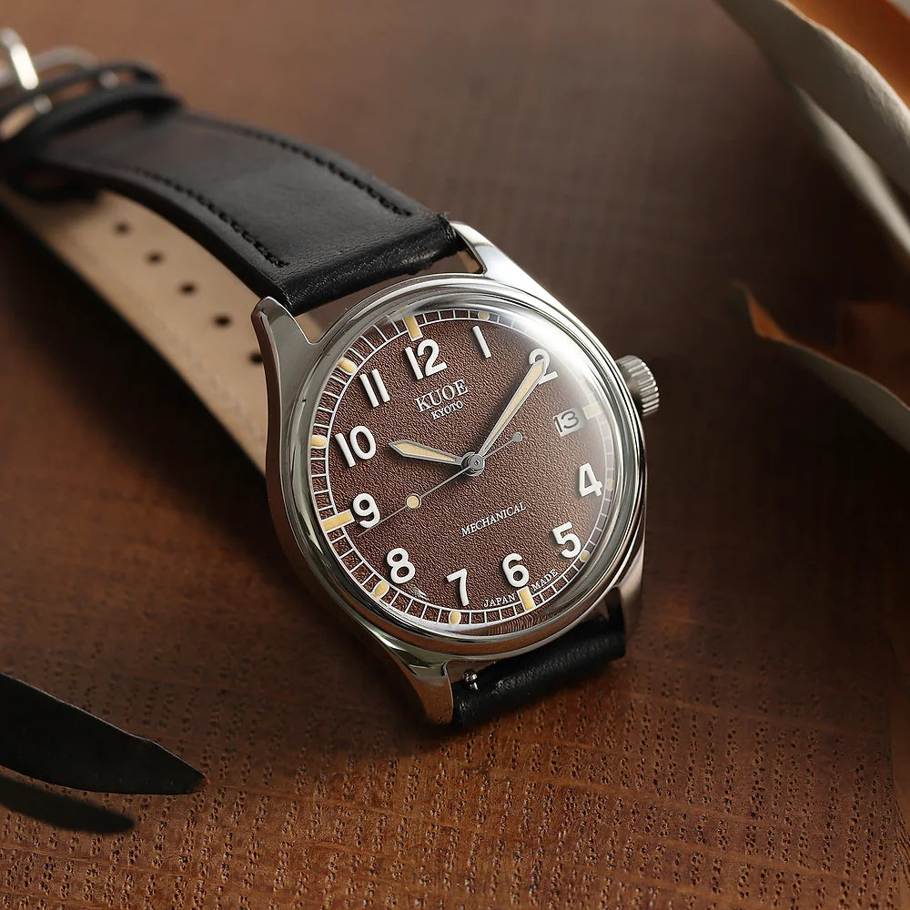 OLD SMITH 90-002 Automatic Brown (Super Luminova with date)