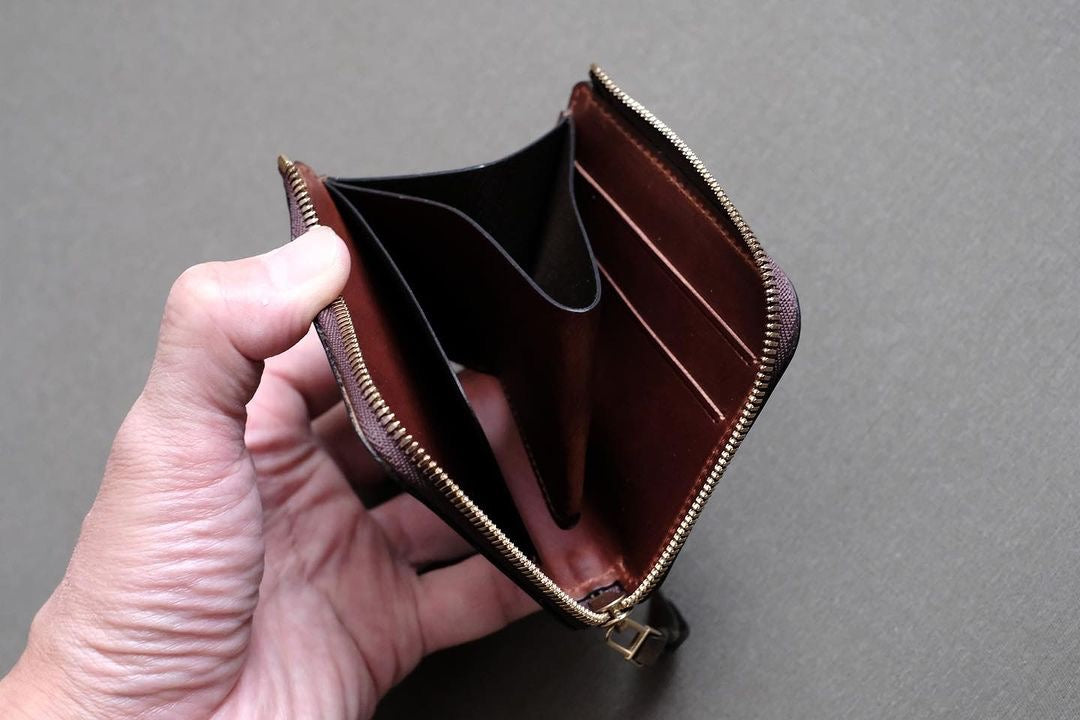 (Limited Edn) CRAM L-Zip Wallet - Horween x Maremma