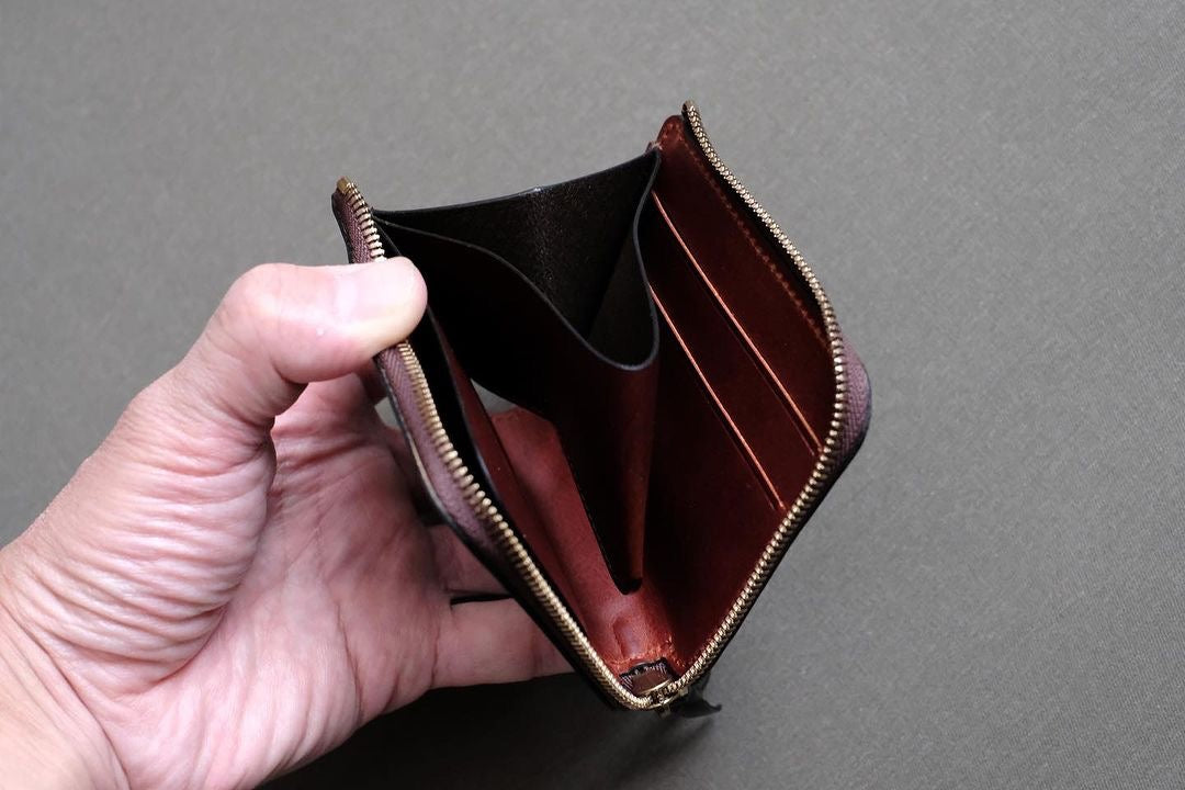 (Limited Edn) CRAM L-Zip Wallet - Horween x Maremma
