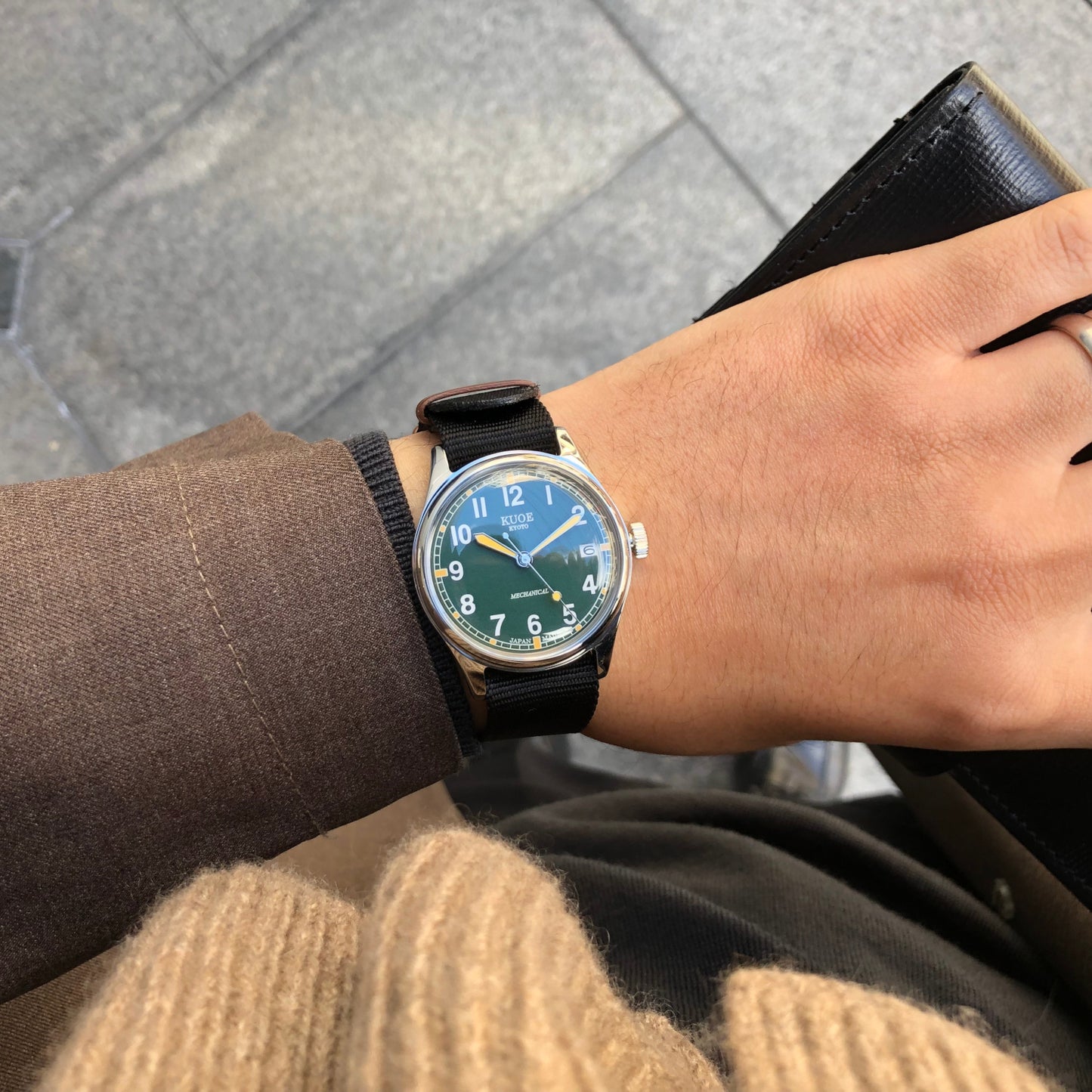 OLD SMITH 90-002 Automatic Green (with date)
