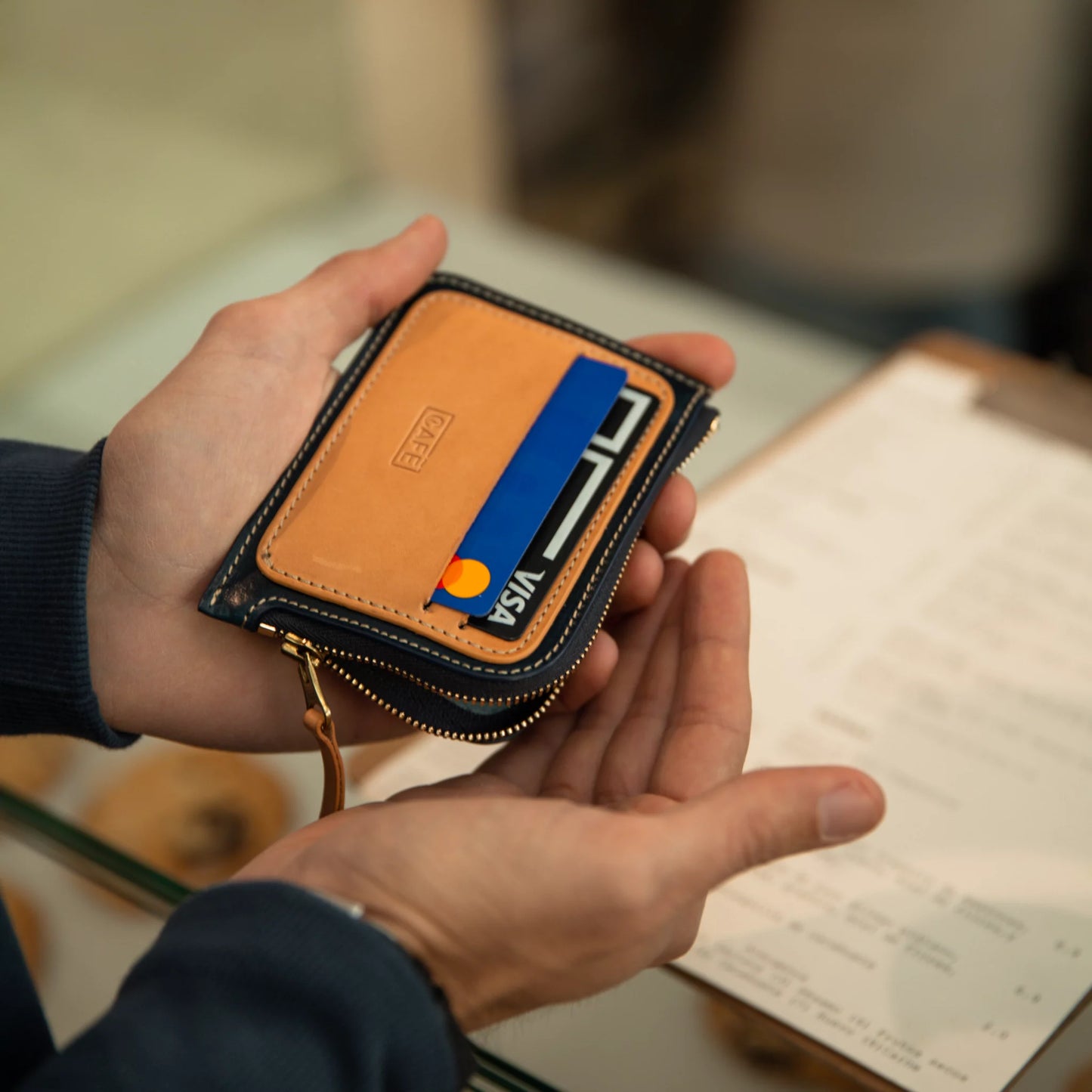 Zip Wallet #2 - Ocean & Natural