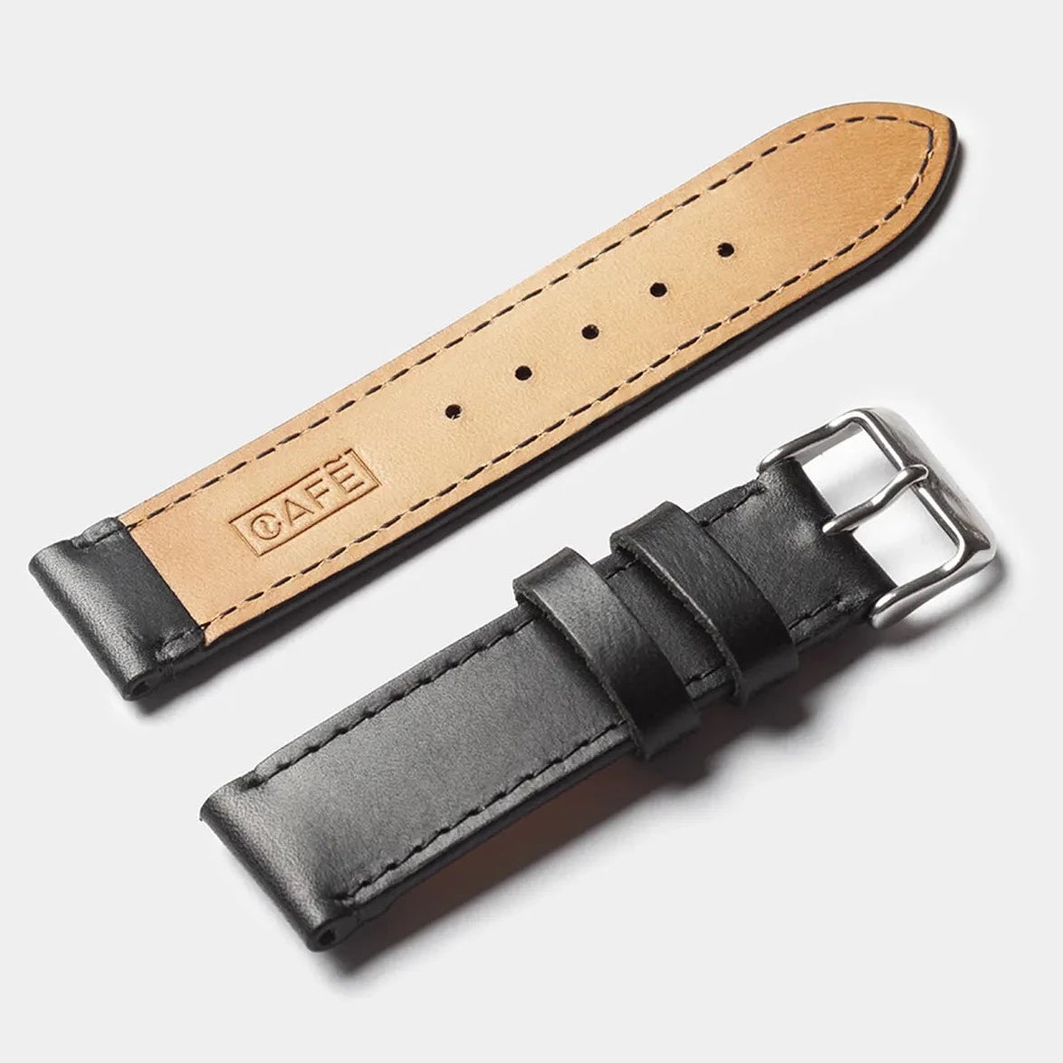 Leather Watch Strap - Black