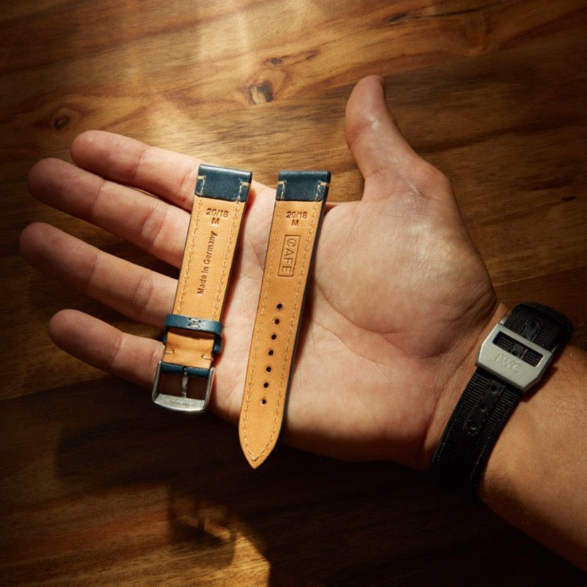 Leather Watch Strap - Ocean