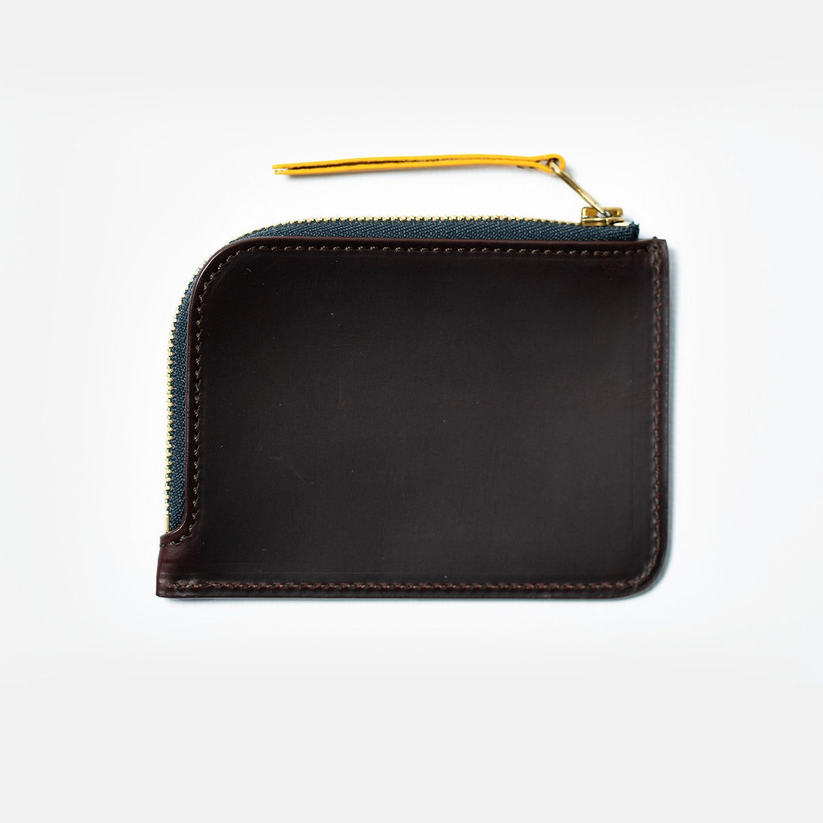 Zip Wallet #2 - Black Coffee & Spicy Mustard