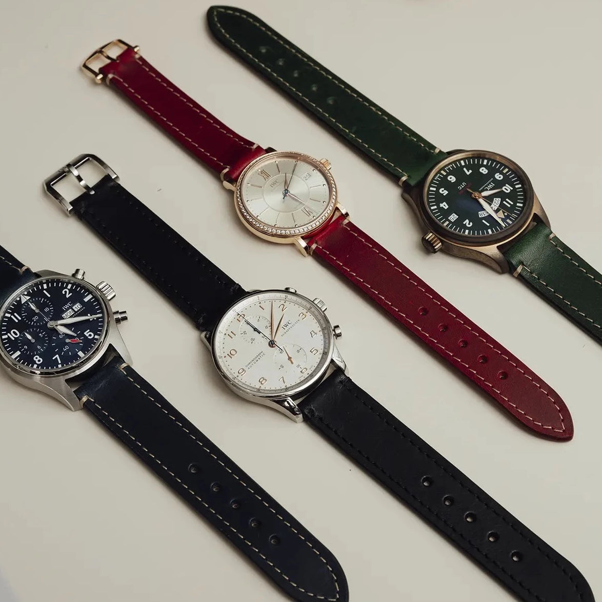 Leather Watch Strap - Black