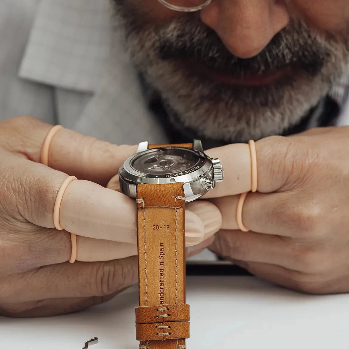 Leather Watch Strap - Roasted