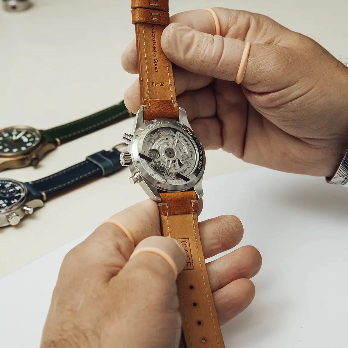 Leather Watch Strap - Roasted