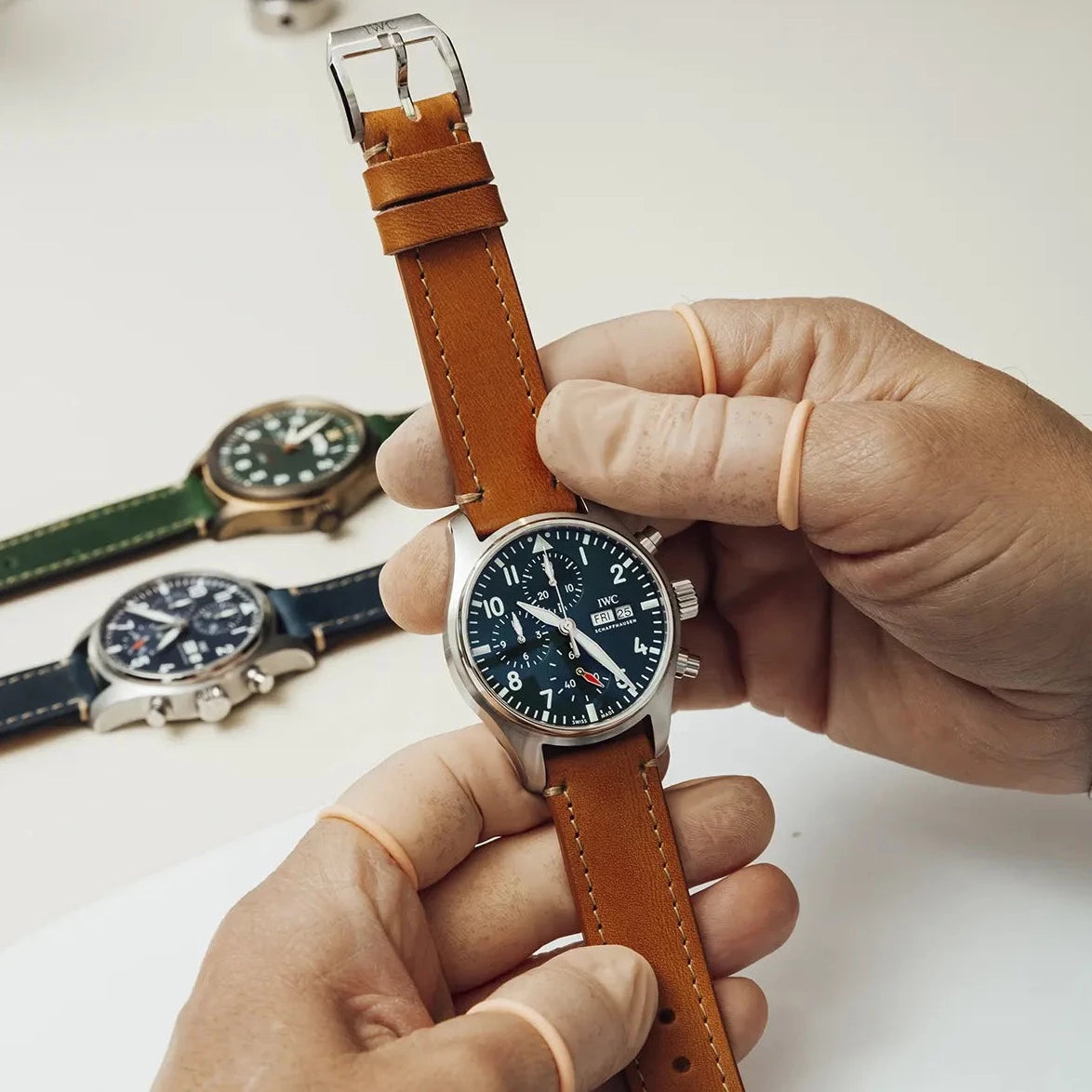 Leather Watch Strap - Roasted