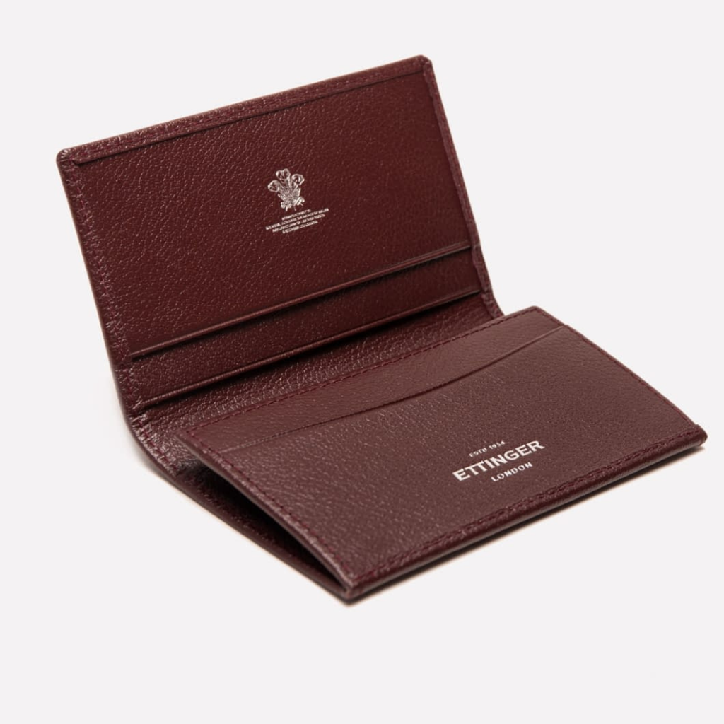 Capra Visiting Card Case (Bordeaux)