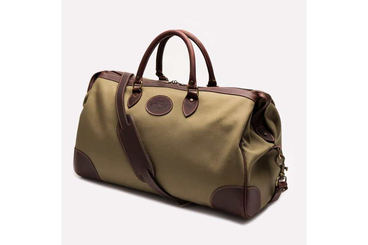 Hurlingham Overnight Bag - Olive - onlybrown