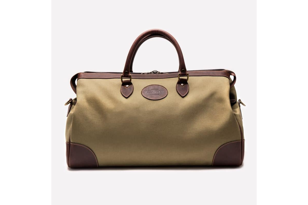 Hurlingham Overnight Bag - Olive - onlybrown