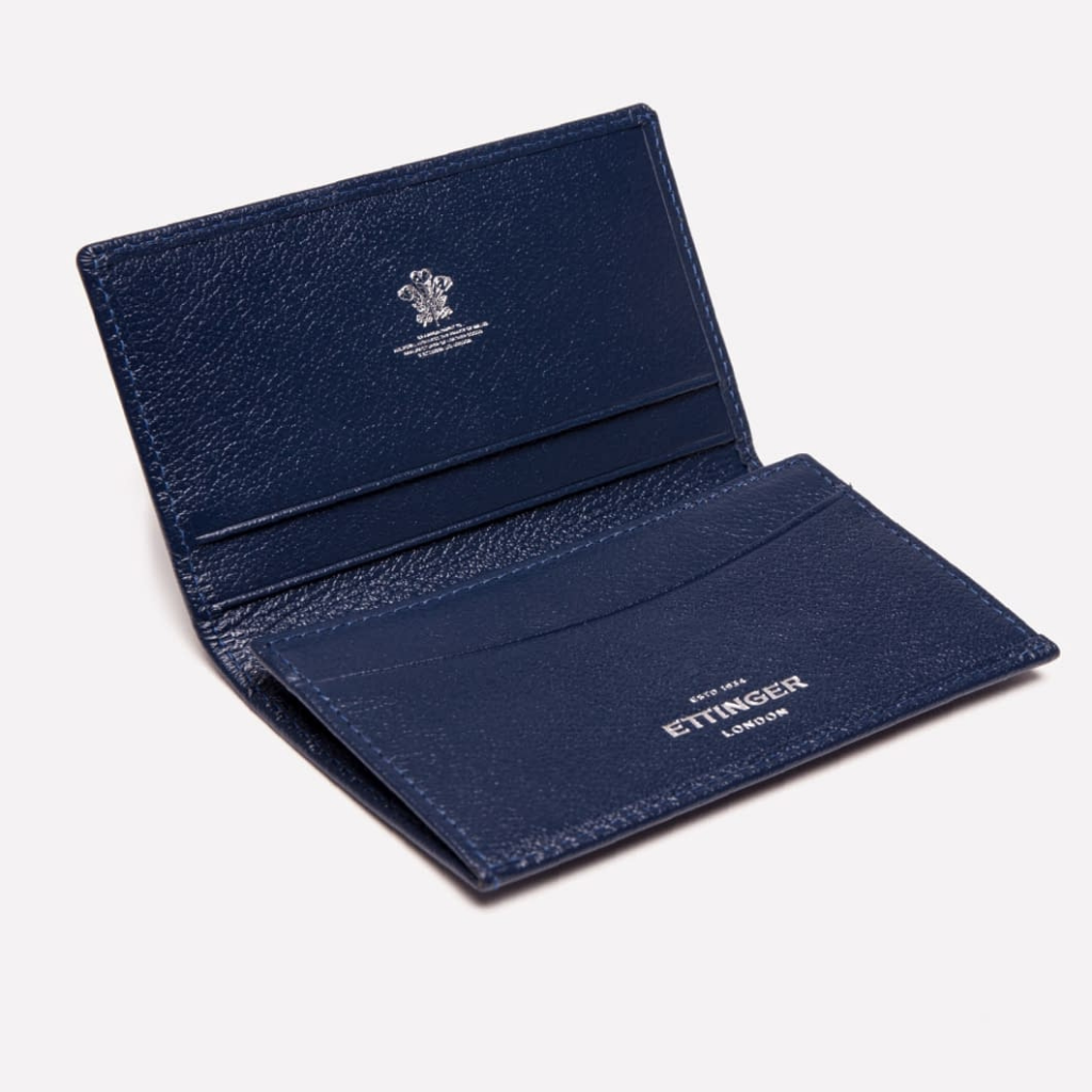 Capra Visiting Card Case (Marine Blue)