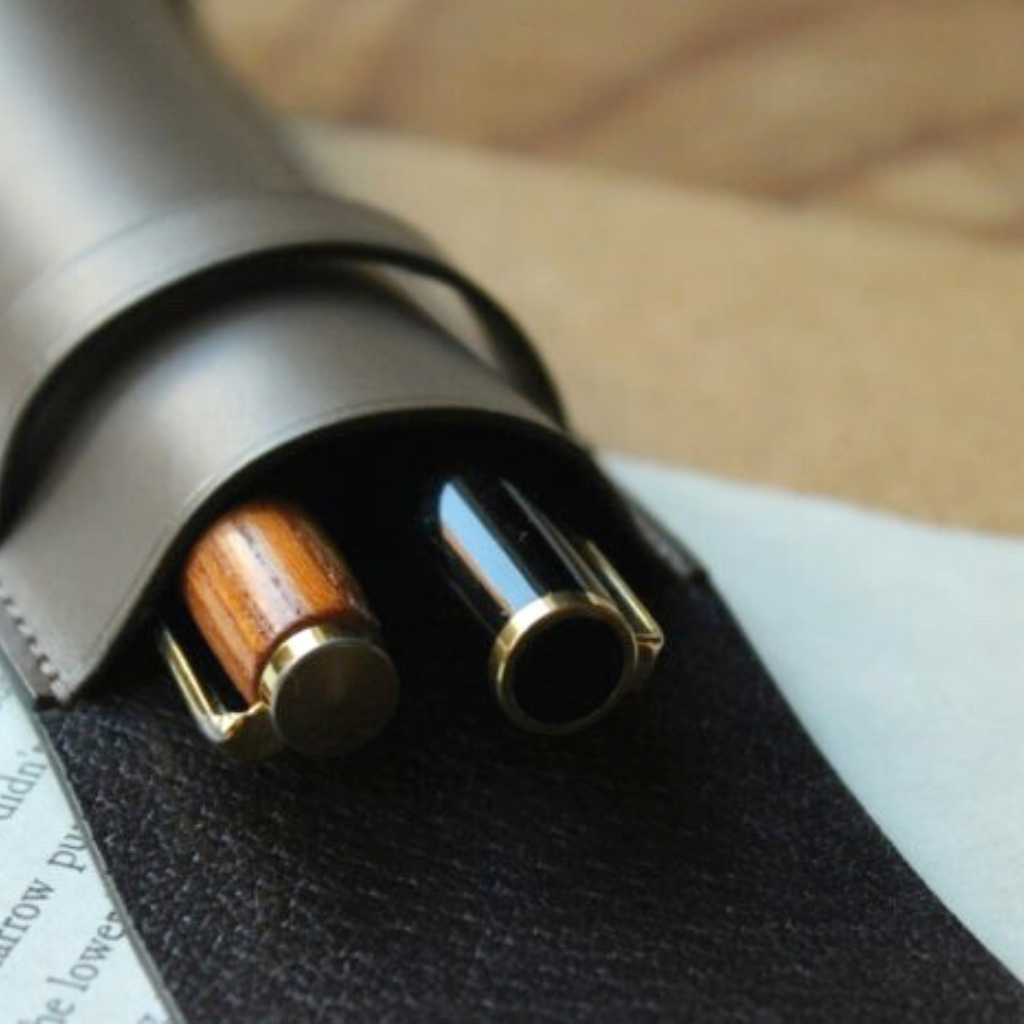 ARCH Double Pen Case - onlybrown