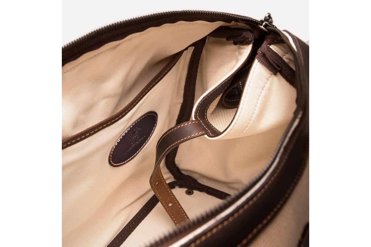 Hurlingham Overnight Bag - Ivory - onlybrown