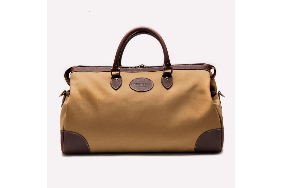 Hurlingham Overnight Bag - Sand - onlybrown