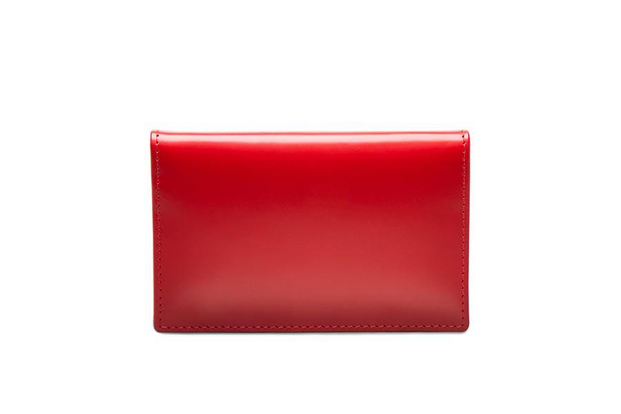 Bridle Visiting Card Case - Red - onlybrown