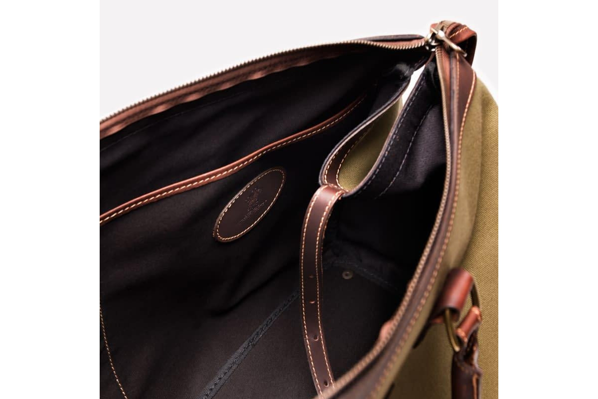 Hurlingham Overnight Bag - Olive - onlybrown