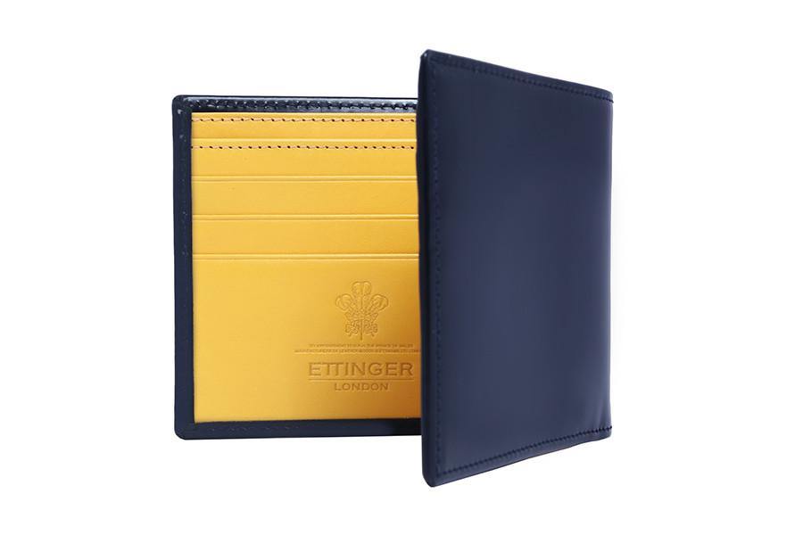 Bridle Hide Navy Billfold - onlybrown