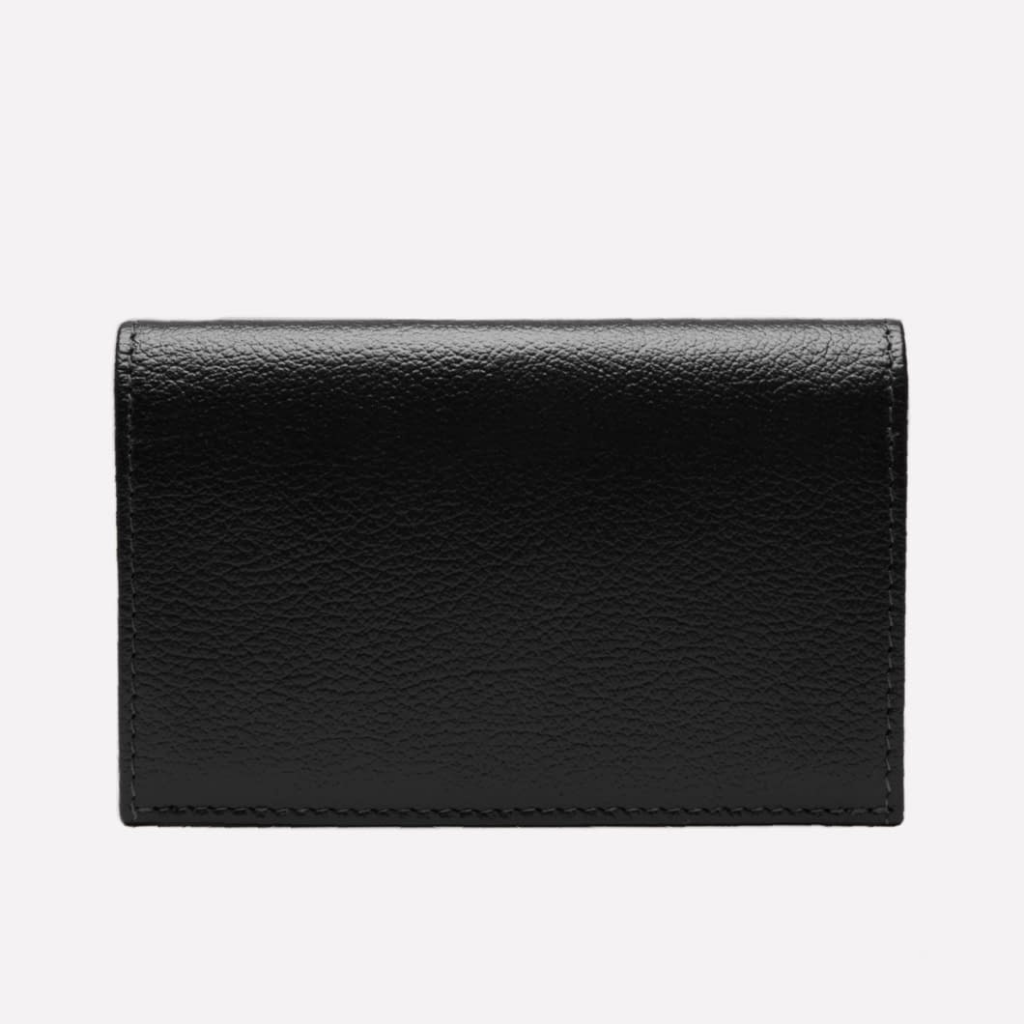 Capra Visiting Card Case (Black) - onlybrown