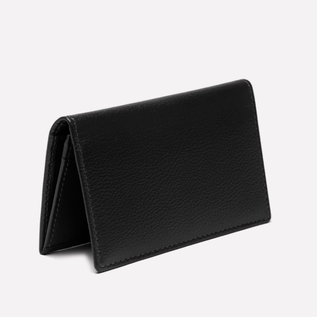 Capra Visiting Card Case (Black) - onlybrown