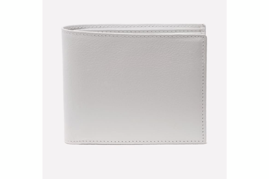 Capra Billfold Wallet - White - onlybrown