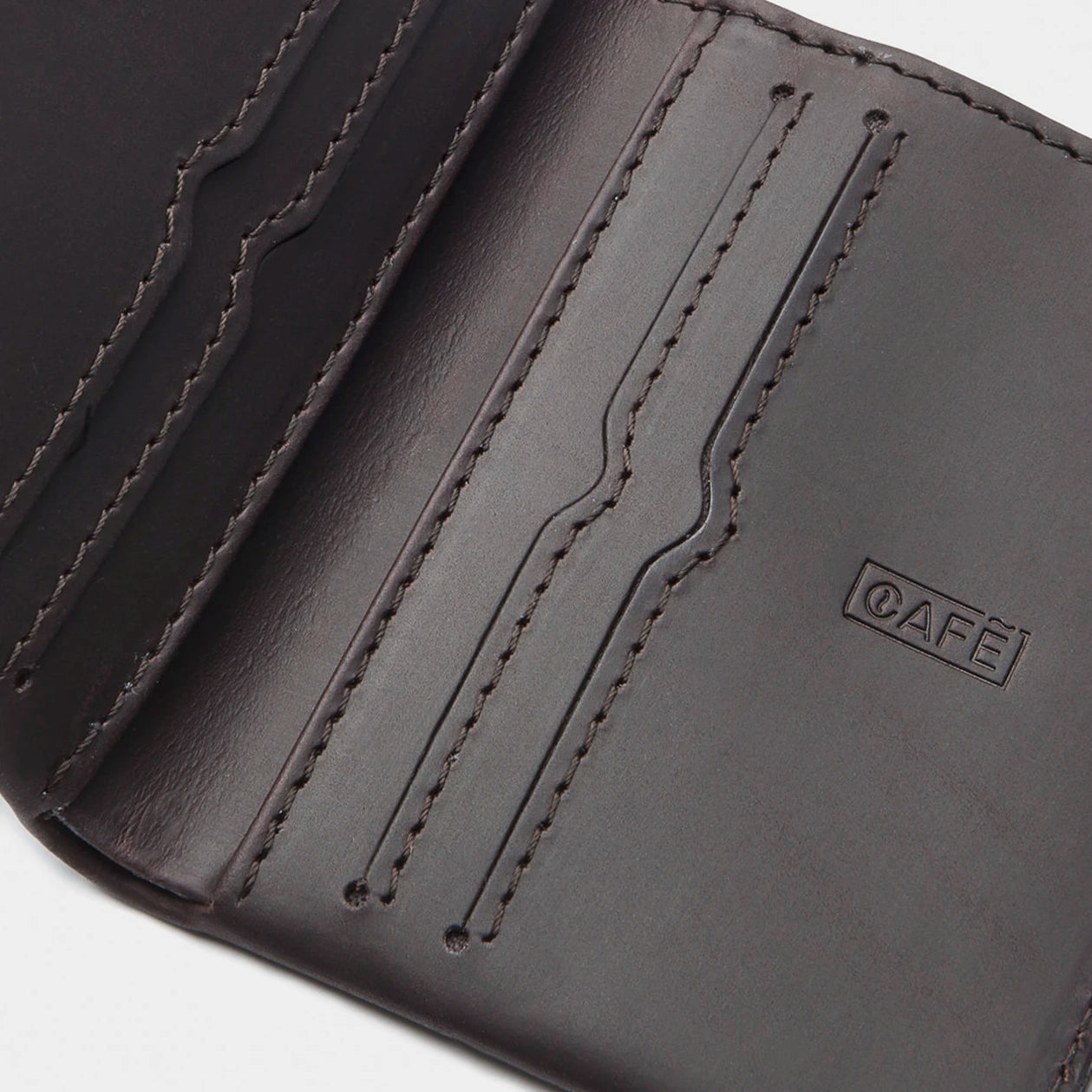 Slim Leather Wallet Costa Rica - Black Coffee