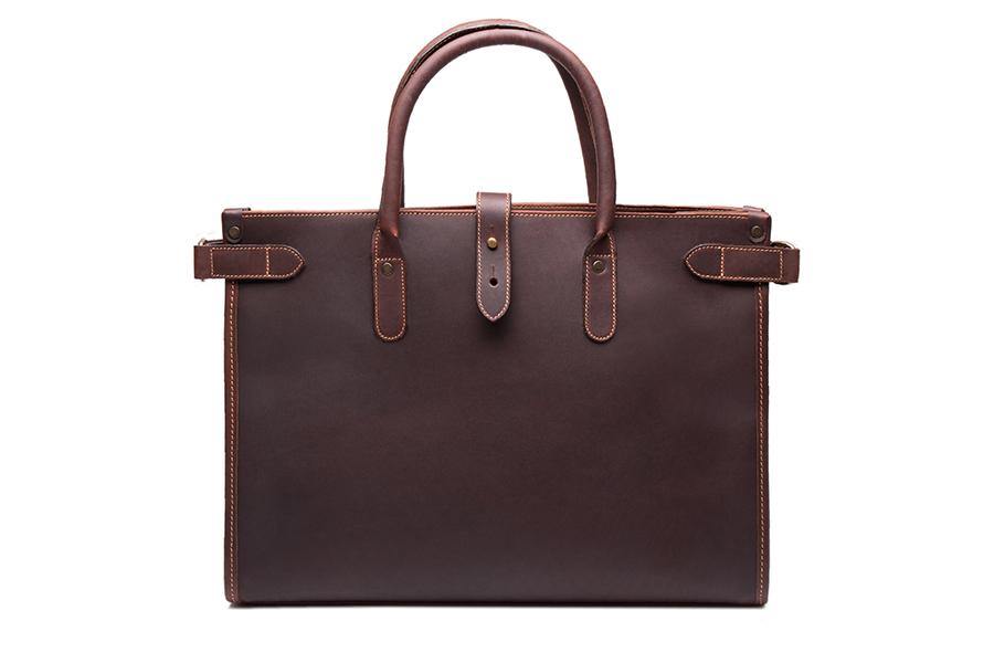 Chelsea Leather Tote - Havana - onlybrown