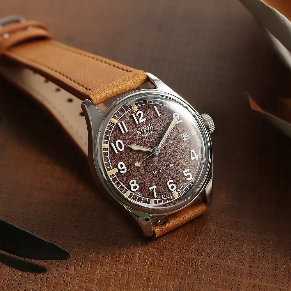 OLD SMITH 90-002 Automatic Brown (Super Luminova with date)