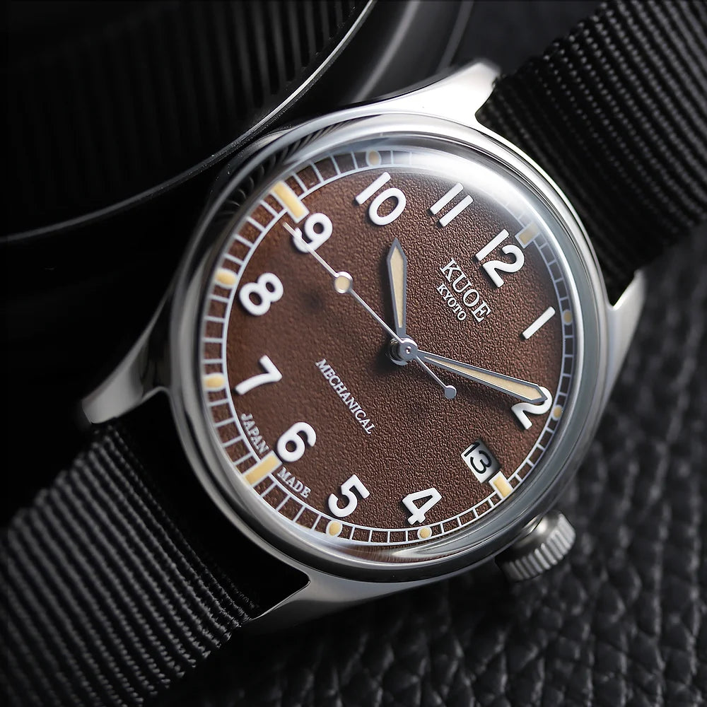 OLD SMITH 90-002 Automatic Brown (Super Luminova with date)