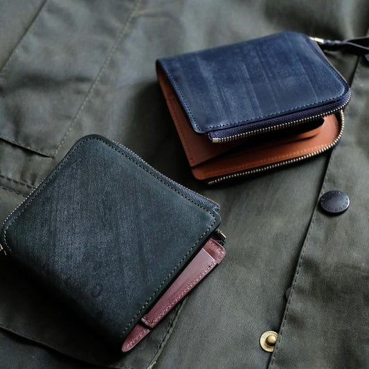 CRAM L-Zip Wallet - Bridle Leather (Bi-Color)