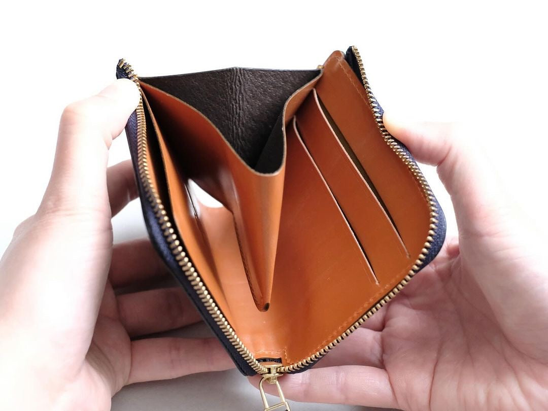 CRAM L-Zip Wallet - Bridle Leather (Bi-Color) – onlybrown