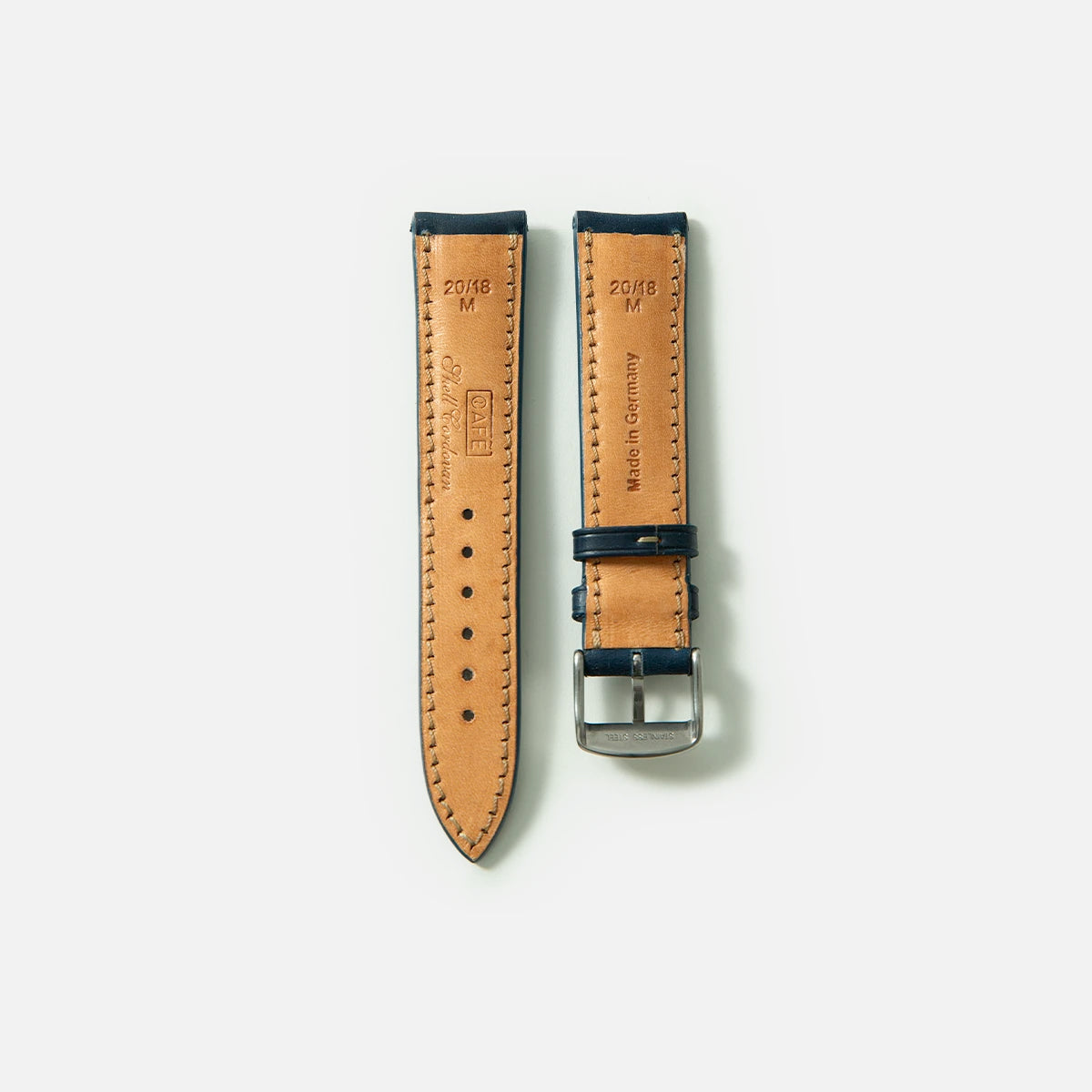 Shell Cordovan Watch Strap - Ocean