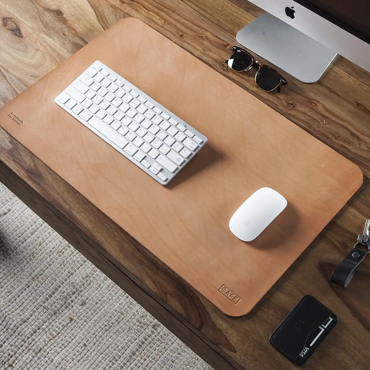 Leather Desk Pad - Natural