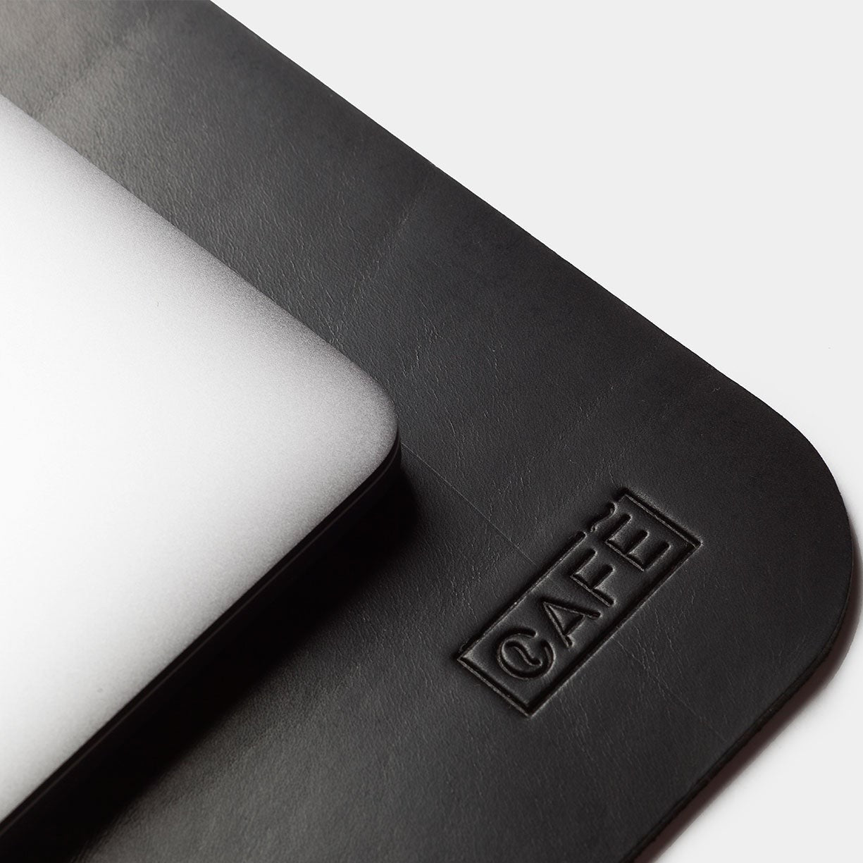 Leather Desk Pad - Black