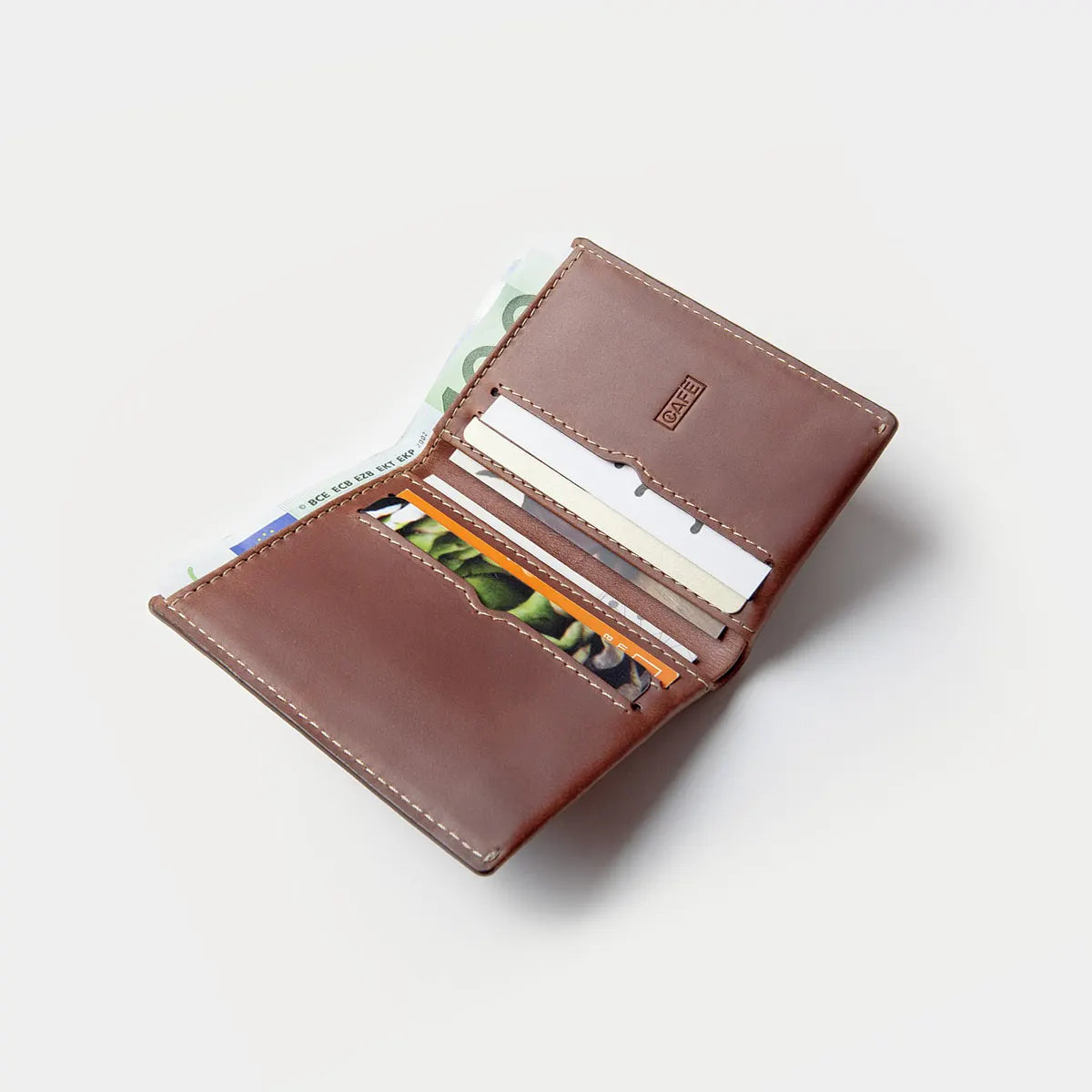 Slim Leather Wallet Costa Rica - Roasted