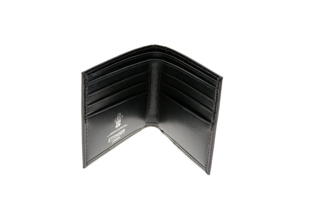 Croc Billfold - Ebony (Personalisation) - onlybrown