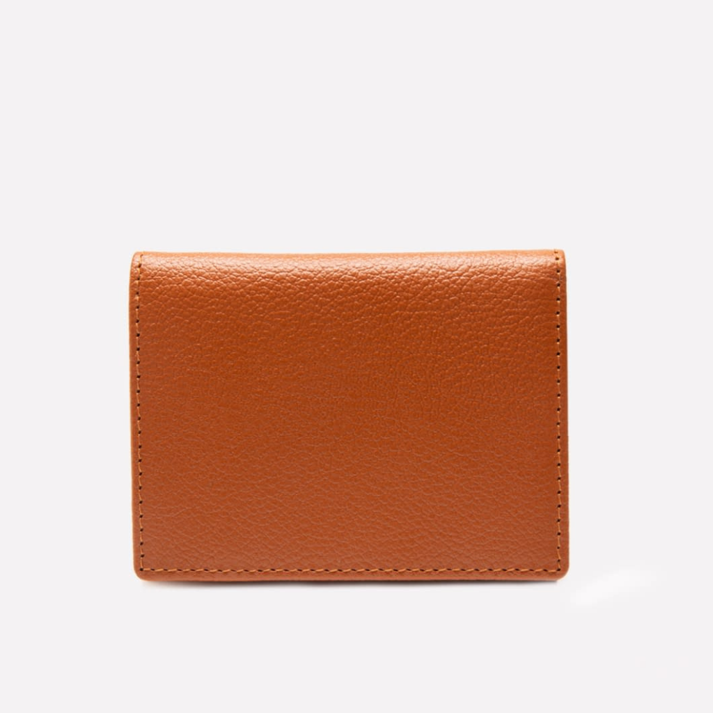 Capra Three-Fold Mini Wallet - onlybrown