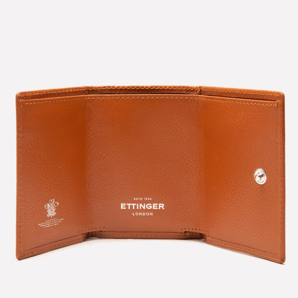 Capra Three-Fold Mini Wallet - onlybrown