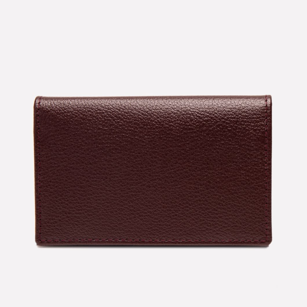 Capra Visiting Card Case (Bordeaux)