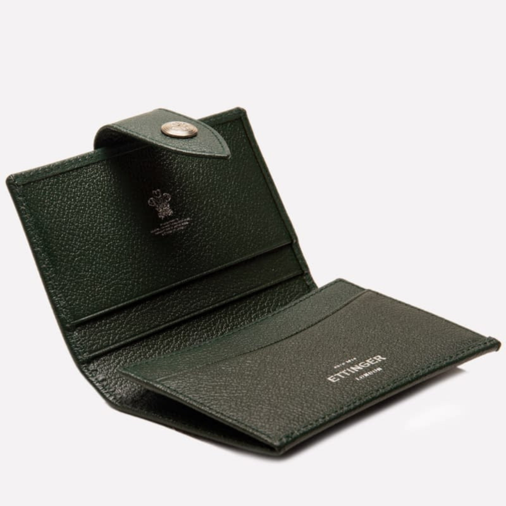 Capra Visiting Card Case with Tab - onlybrown