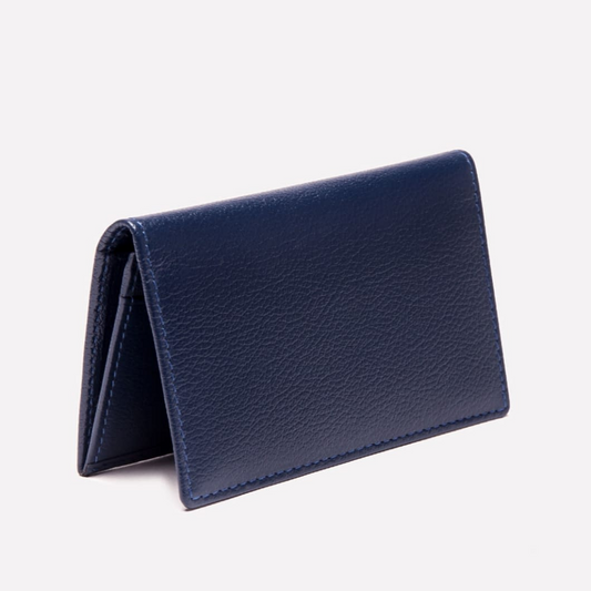 Capra Visiting Card Case (Marine Blue)