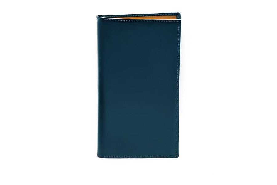 Bridle Coat Wallet - Petrol Blue (Personalisation) - onlybrown