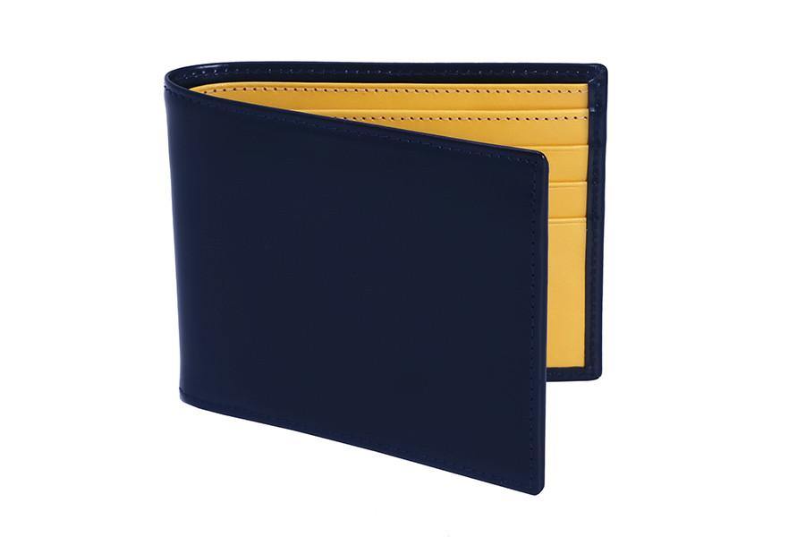 Bridle Hide Navy Billfold - onlybrown