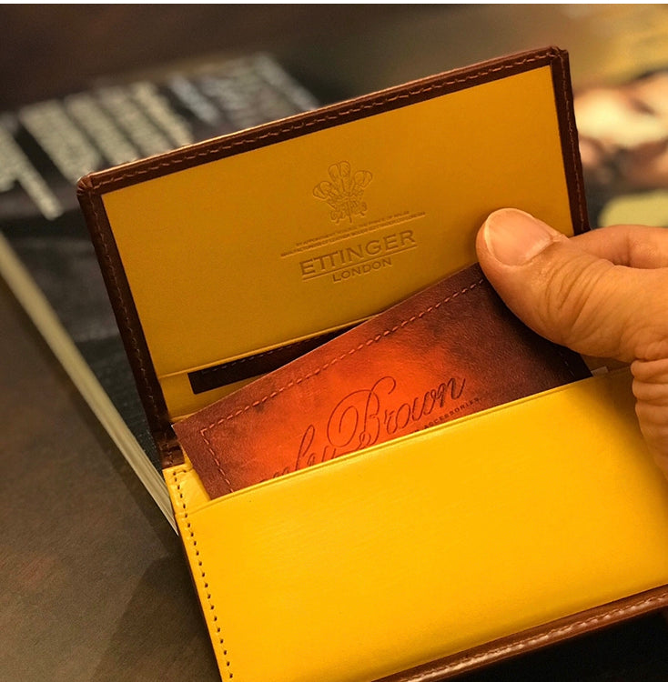 Bridle Visiting Card Case (Havana)