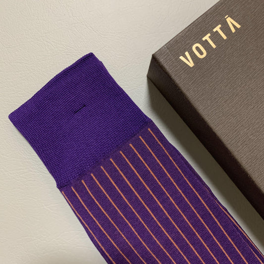 Two-Tone Ribbed Purple - onlybrown