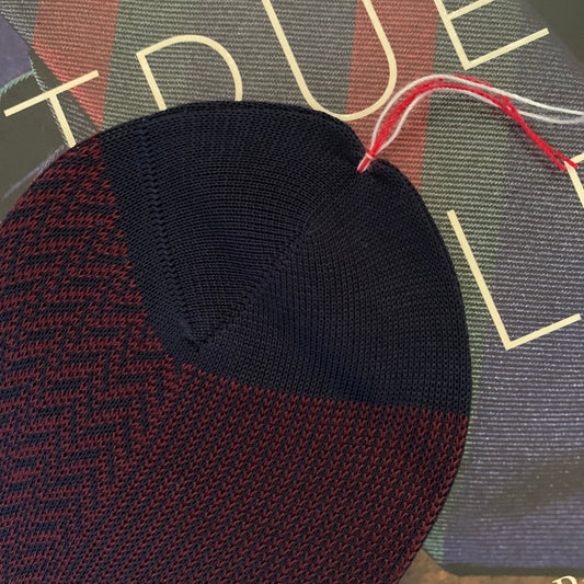 Herringbone Burgundy - OTC Socks