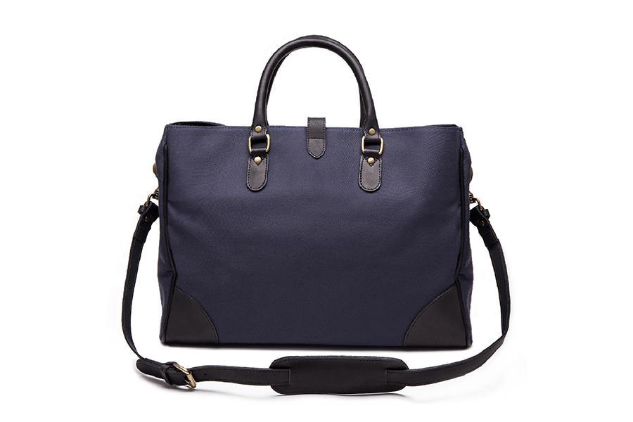 Piccadilly Canvas Tote - Navy - onlybrown