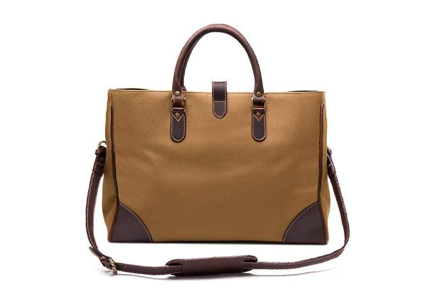 Piccadilly Canvas Tote - Sand - onlybrown