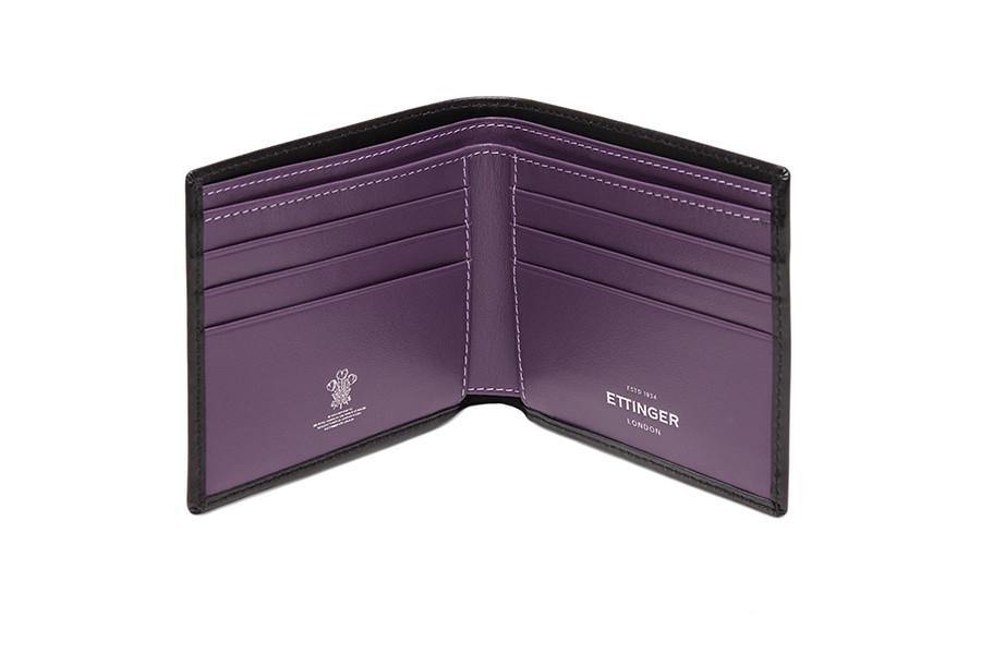 Sterling Purple Billfold (Personalisation) - onlybrown