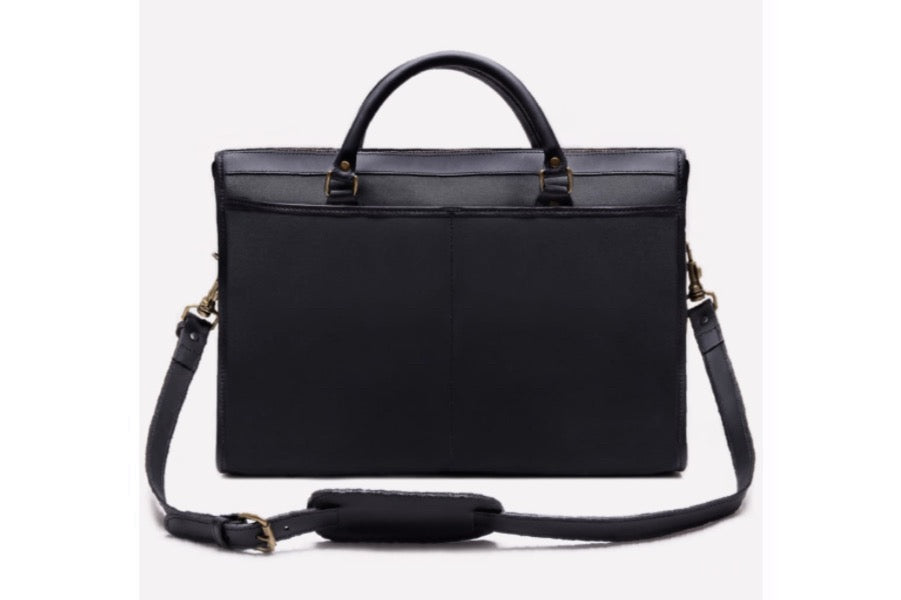 Wimbledon Briefcase - Black - onlybrown